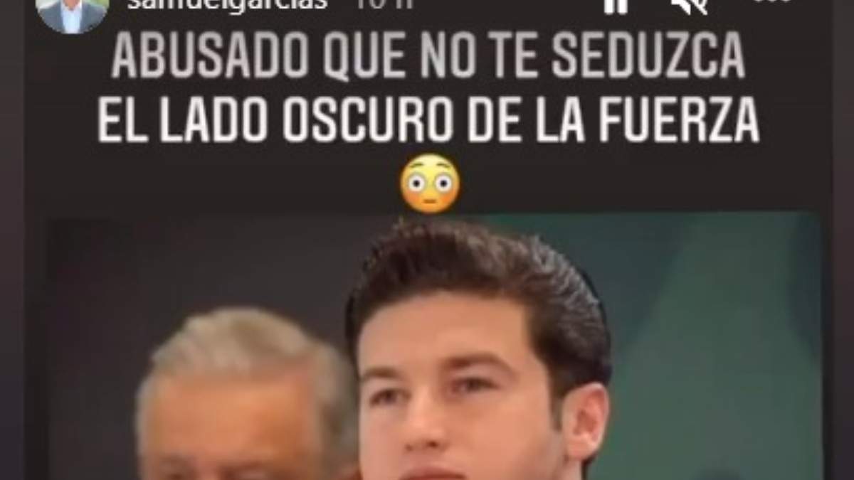 El meme publicado por Samuel García
