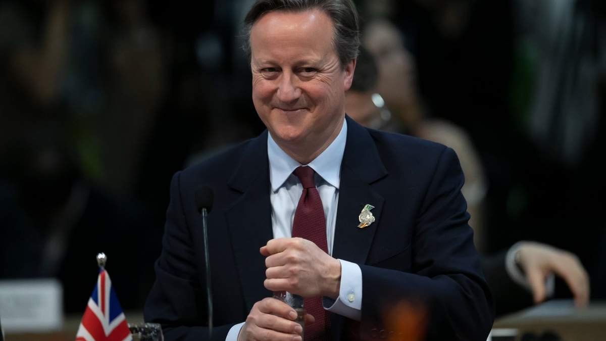 El canciller británico David Cameron