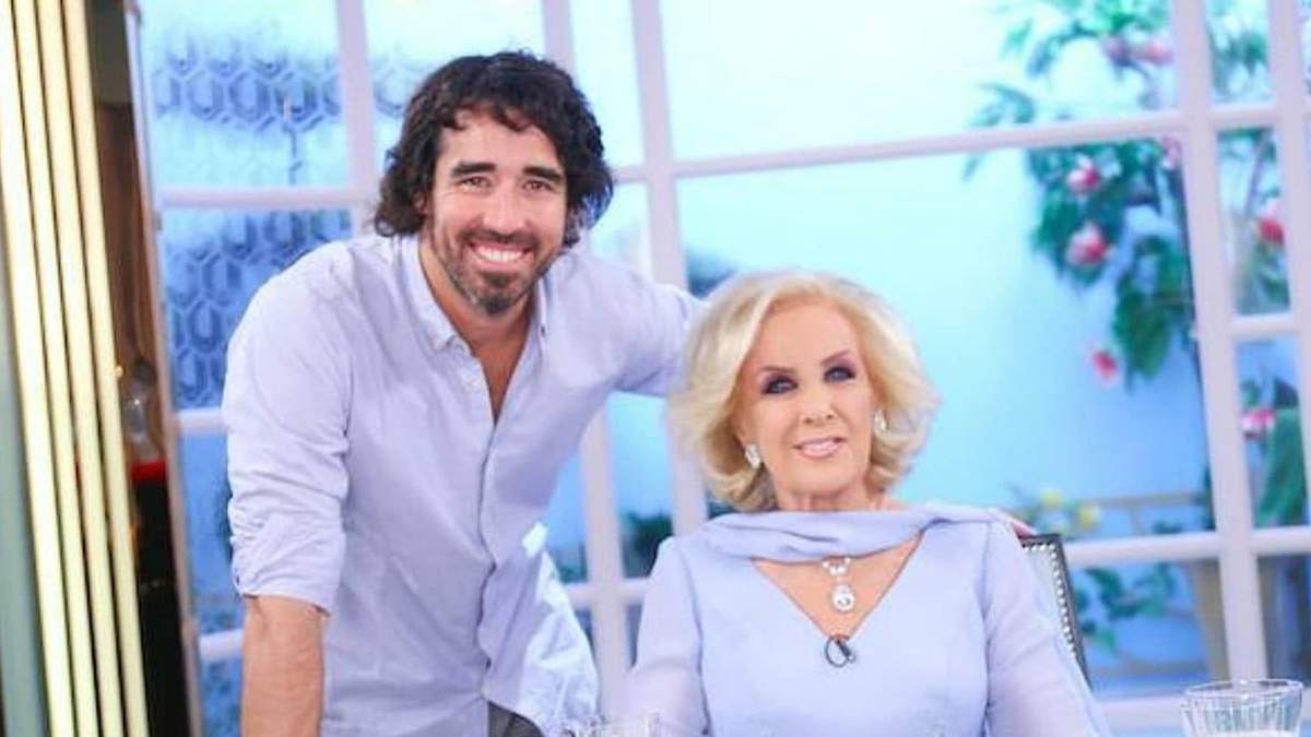 Nacho Viale y Mirtha Legrand. Fuente: (Instagram)