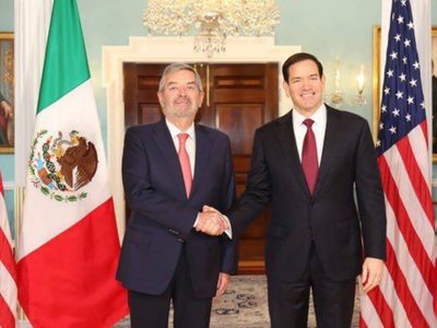 En EU, Juan Ramón de la Fuente y Marco Rubio revisan acciones contra grupos criminales