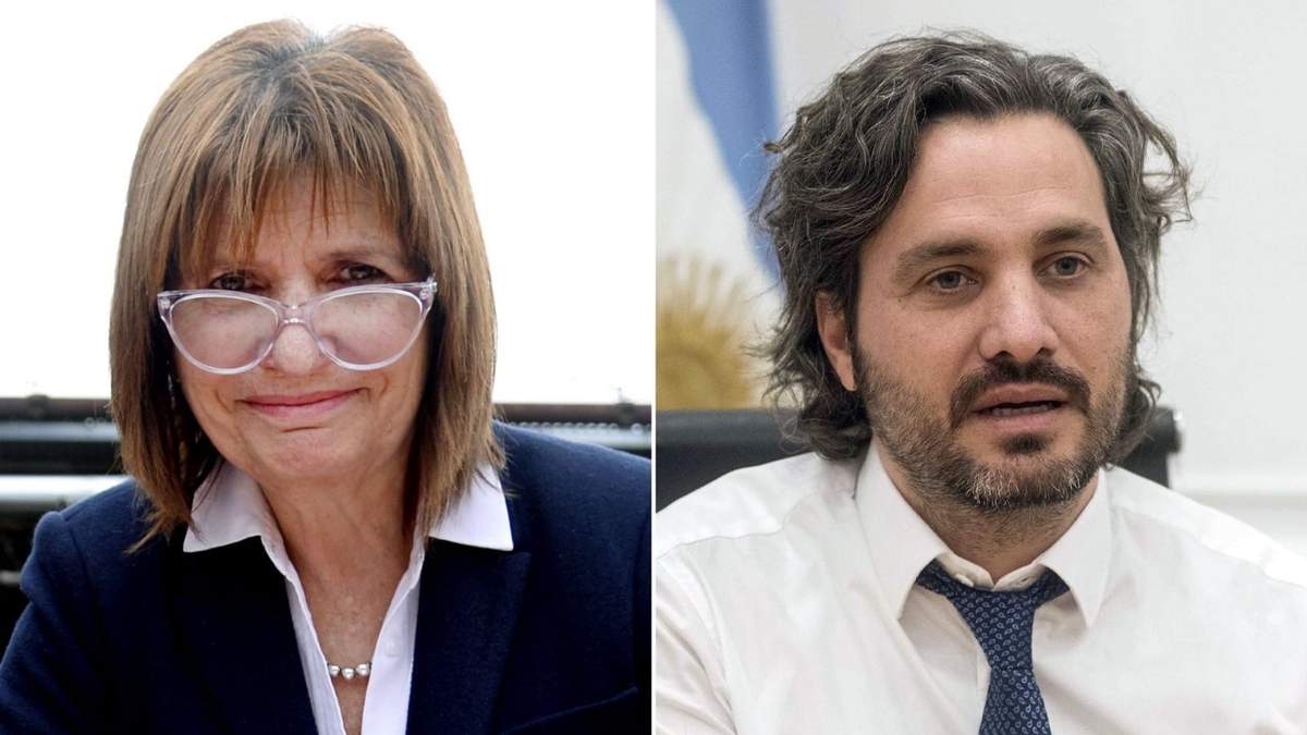 Patricia Bullrich y Santiago Cafiero. Fuente: (Twitter)