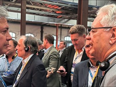 Figueroa busca seducir a empresarios brasileños para que inviertan en Neuquén