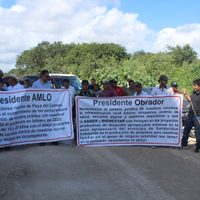 Bloquean acceso a las obras del Tren Maya en Playa del Carmen