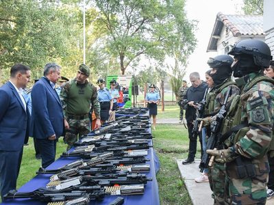 Entregaron equipamiento por $1.200 millones al grupo UESPO de la Policía