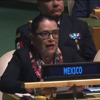 México no fabrica las armas, pero sí pone los muertos: Rosa Icela Rodríguez en la ONU