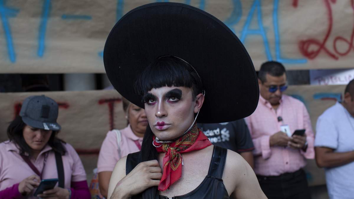 Integrantes de la comunidad LGBTTTIQA+