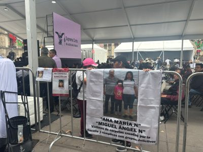 Desde el Zócalo, madres buscadoras piden reunión con Hugo Aguilar, próximo presidente de la Corte