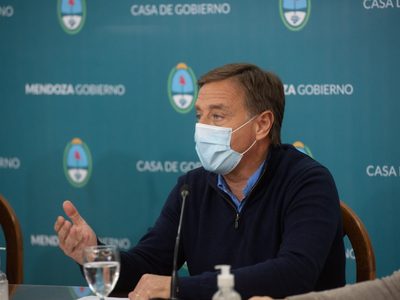 Mendoza: Rodolfo Suárez aseguró que "seguirán adelante" con la obra de Portezuelo del Viento