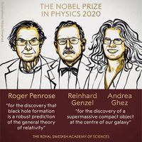 Nobel de Física para investigadores de los agujeros negros del universo