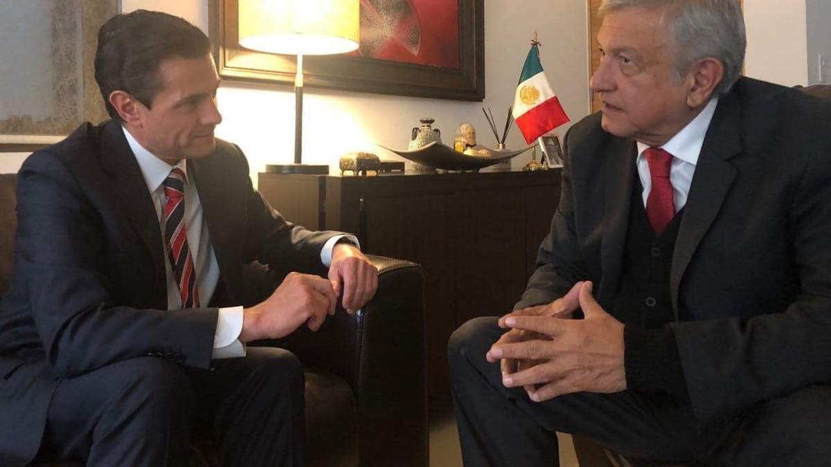 "Invité a comer a mi casa al presidente Enrique Peña Nieto" , publicó el tabasqueño en sus redes sociales el 21 de noviembre de 2018