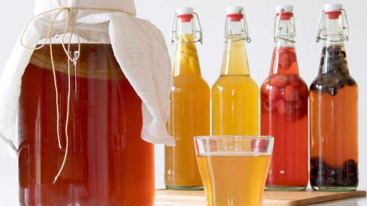 Opción para el verano: té frío con frutas. Fuente: (Twitter)