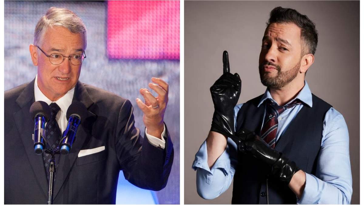 Ricardo Salinas Pliego y "Chumel" Torres