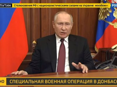 Putin anuncia una operación militar en el este de Ucrania