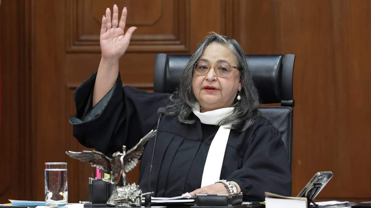 Norma Piña en la última sesión de la Corte saliente