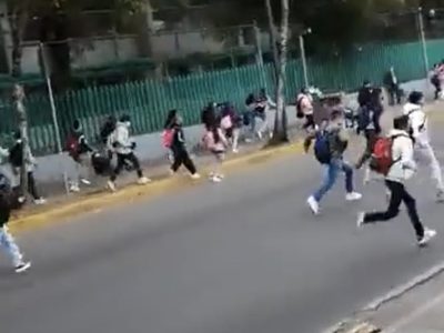 Suspenden clases en CCH Azcapotzalco y Bachilleres 1 por ataques de porros (Videos)
