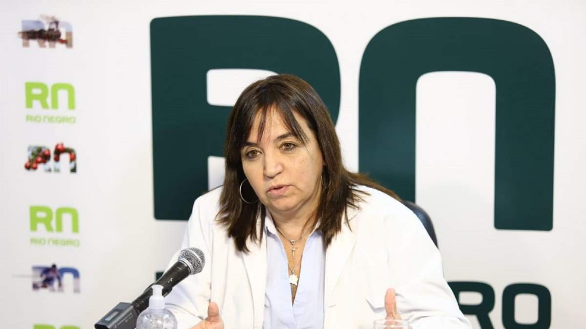 Mercedes Ibero, secretaria de Políticas Públicas de Salud de Río Negro. Fuente: (Twitter)