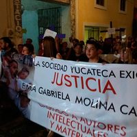 'Nos duele la impunidad”, gritan cientos en marcha contra feminicidios en Yucatán