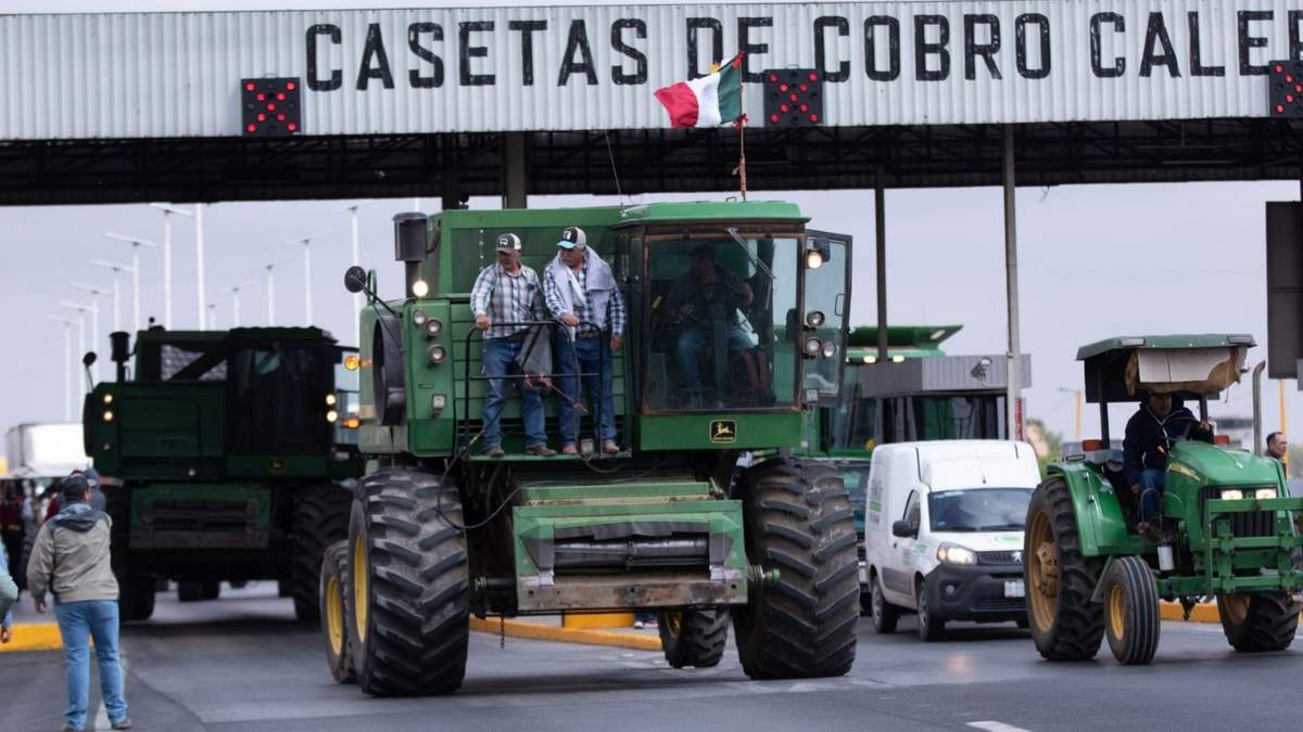 Protesta en Calera, Zacatecas