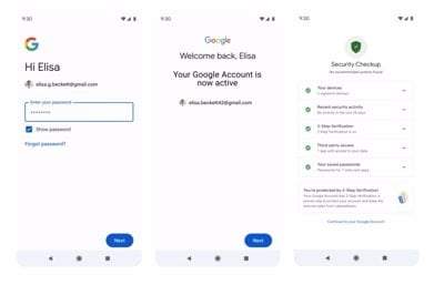 Reactivación de cuenta de Google