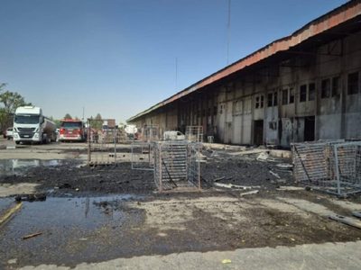 Revelan que el sistema contra incendios del Mercado Concentrador no sirve