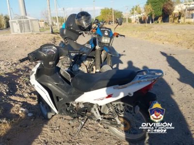 Recuperaron una moto robada que dejaron abandonada en el oeste de Neuquén