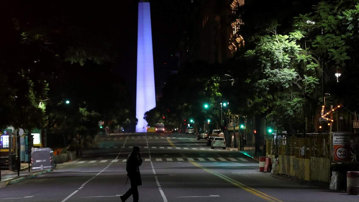 Buenos Aires en cuarentena. Fuente: (Twitter)