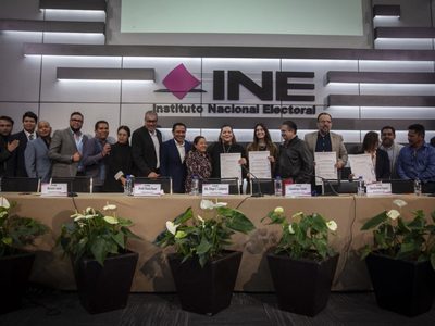 Partidos políticos locales piden a Taddei que abogue por ellos en la reforma electoral