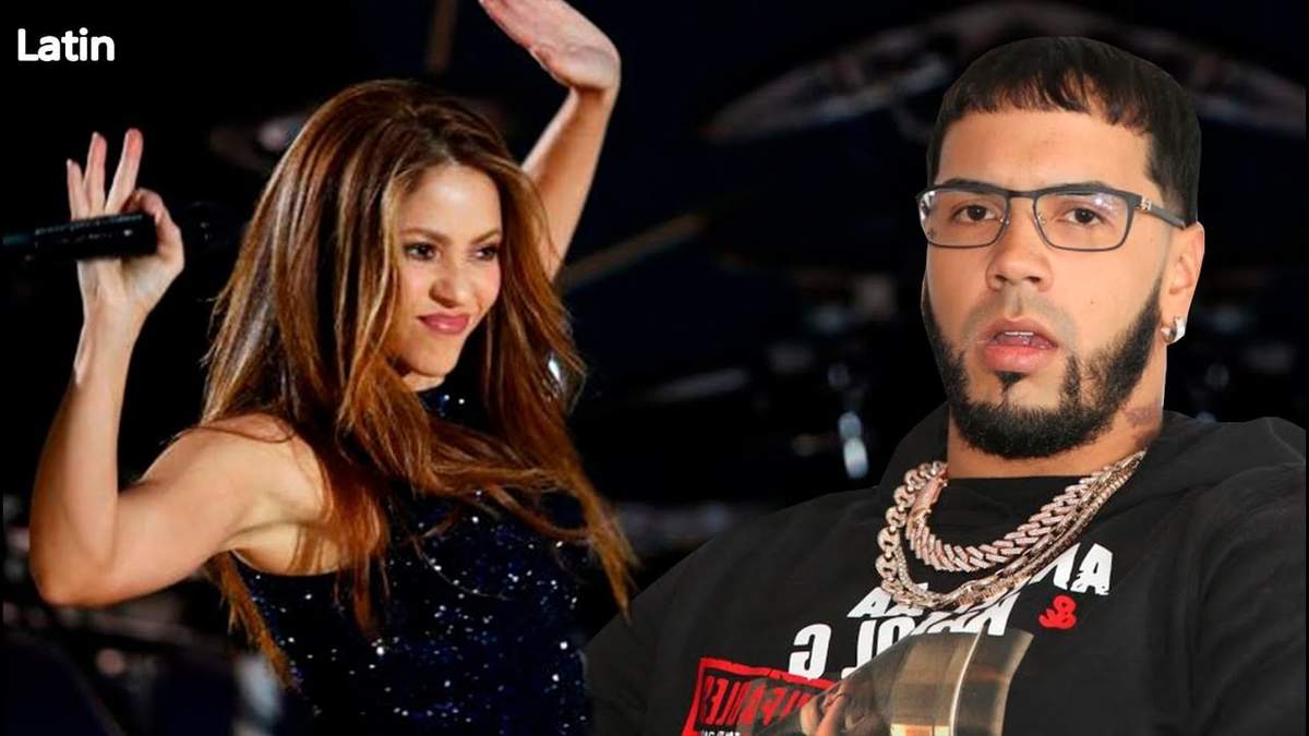 Shakira y Anuel. Fuente: (Twitter)