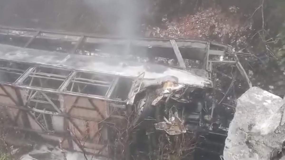 Imagen de uno de los videos del accidente