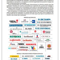 Proceso suscribe iniciativas para detener la violencia contra periodistas