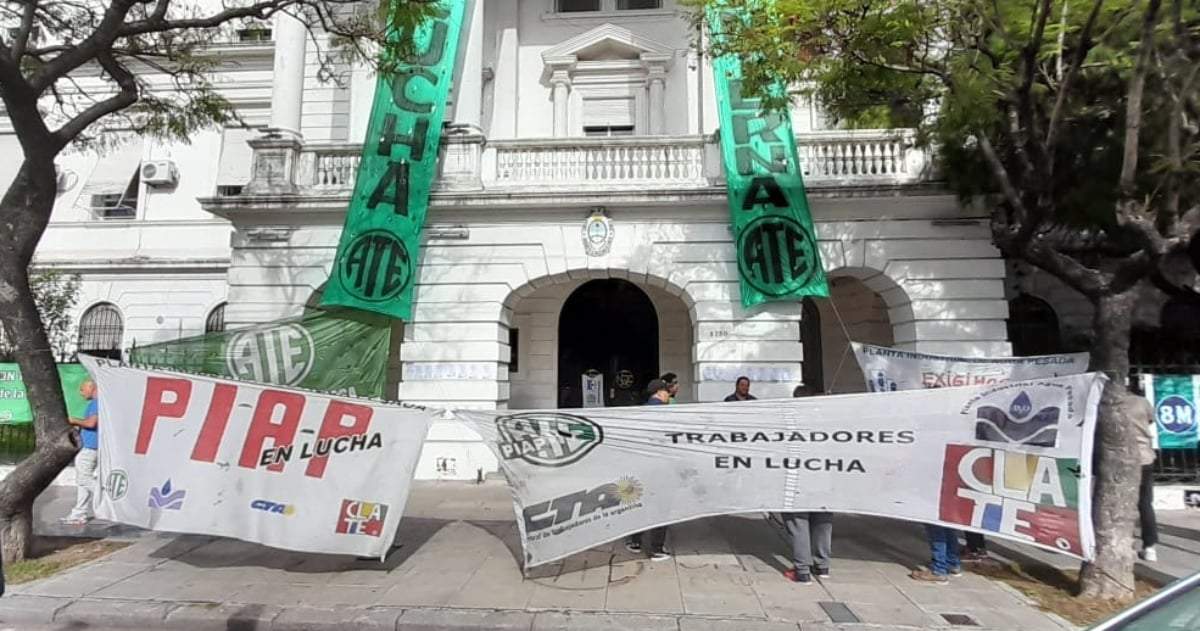 Las medidas de fuerza fueron trasladadas a Buenos Aires. Fuente: (Facebook)