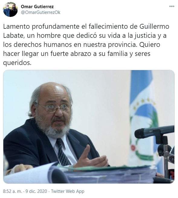 Tuit del Gobernador. Fuente: (Twitter)
