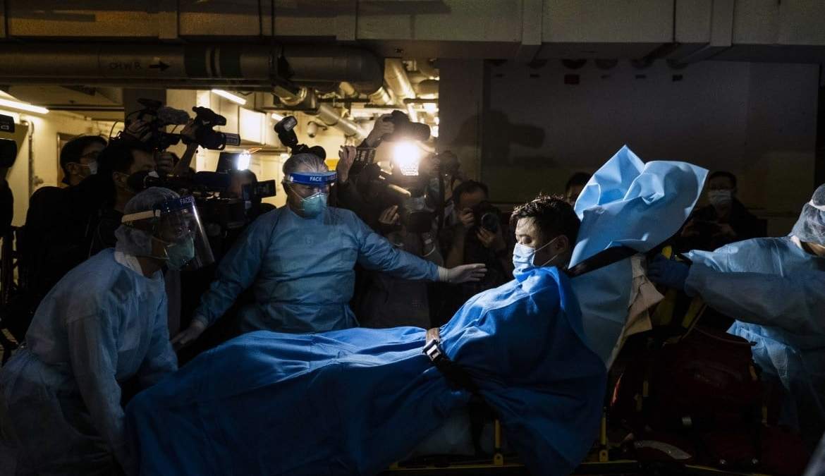 Crisis en Wuhan (foto: Twitter).