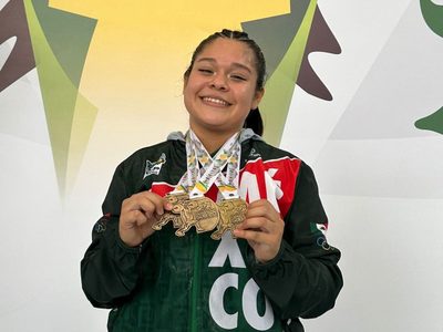 La halterista mexicana, Mariana García, gana tres medallas de oro en Campeonato Panamericano
