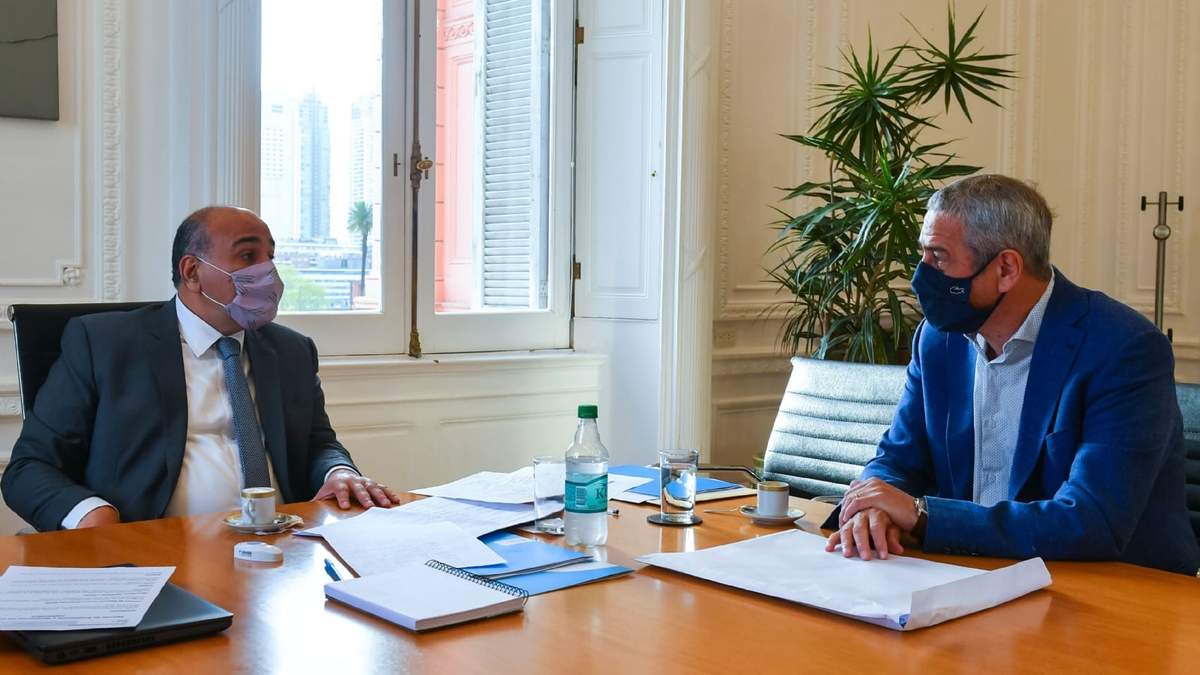 Juan Manzur y Jorge Ferraresi. Fuente: (Twitter)