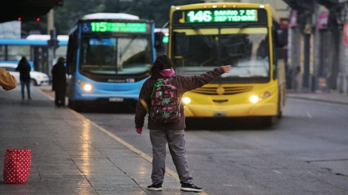 Paro de colectivos. Fuente: (Twitter)