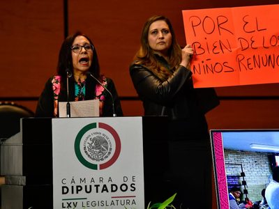 Diputada del PRI interrumpe comparecencia de Leticia Ramírez; le exige que renuncie a la SEP (Video)