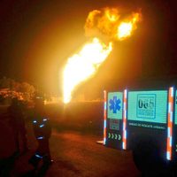 Desalojan a familias por incendio en toma clandestina en Acatzingo, Puebla (Video)