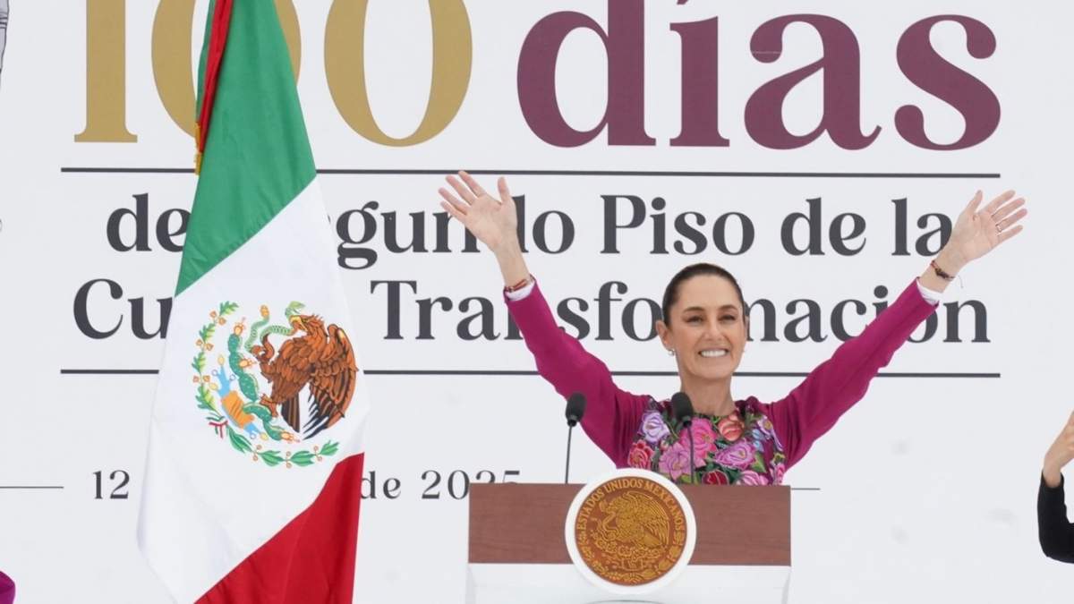 Claudia Sheinbaum rindió informe por sus 100 días de gobierno