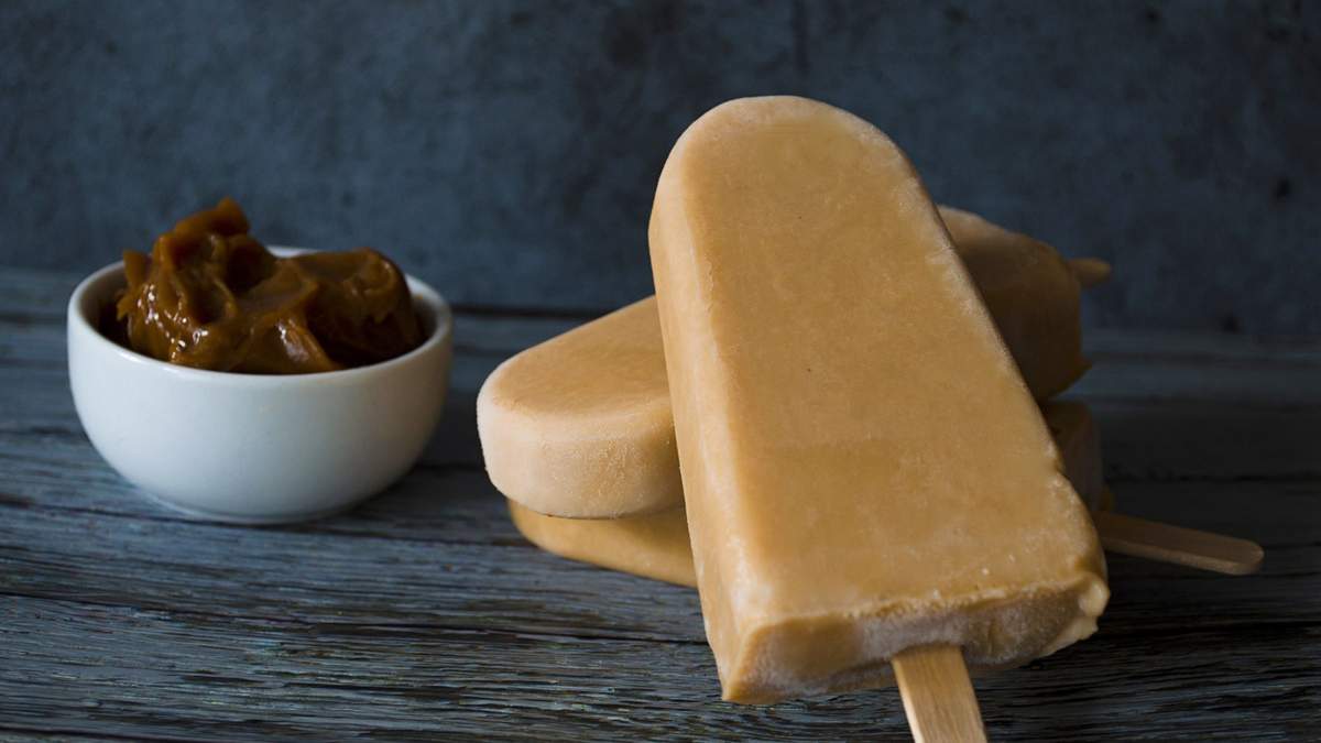 Palitos helados de dulce de leche. Fuente: (Instagram)