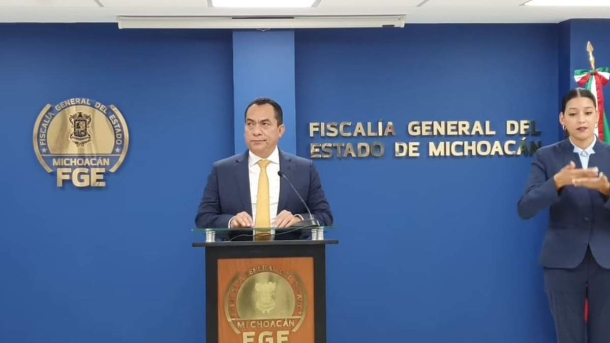 El fiscal de Michoacán, Adrián López Solís