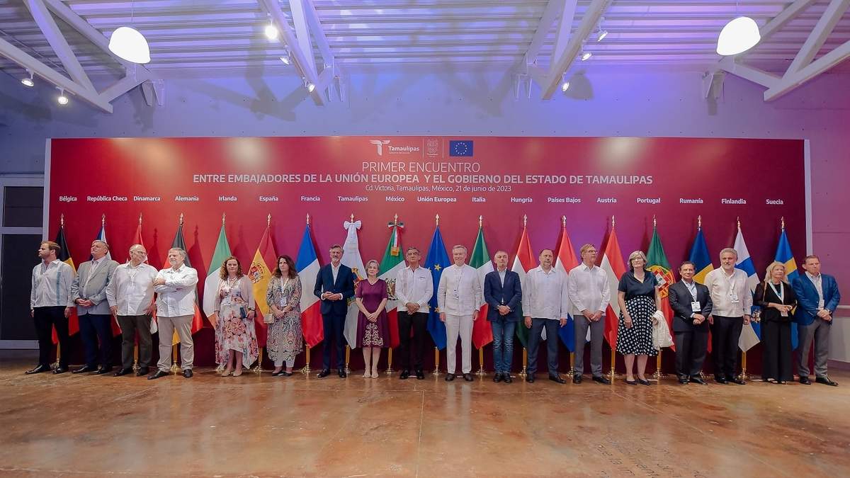 Llegan embajadores de la UE a Tamaulipas, en histórica visita