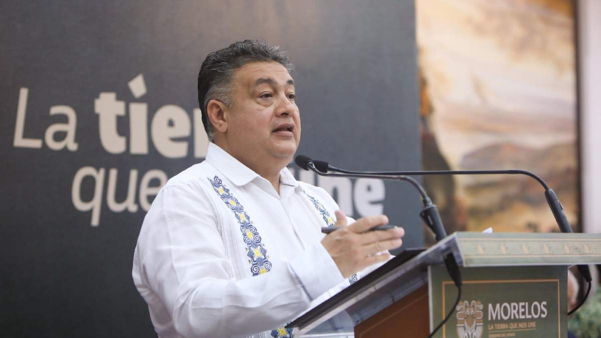 El secretario de Seguridad de Morelos, Miguel Ángel Urrutia