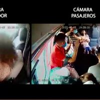 Frustran asalto a mano armada a una combi en Tlalnepantla; uno de los detenidos era policía (Video)