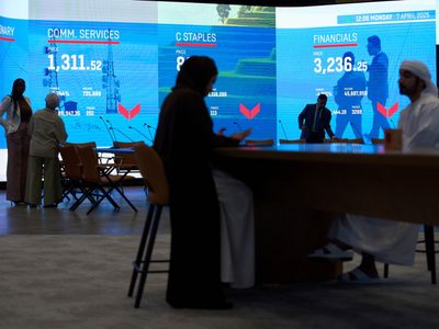 Las bolsas de Oriente Medio caen por los aranceles de EU y los bajos precios del petróleo