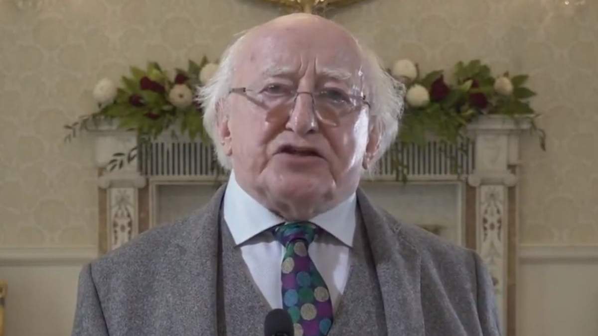 El presidente de Irlanda, Michael D. Higgins