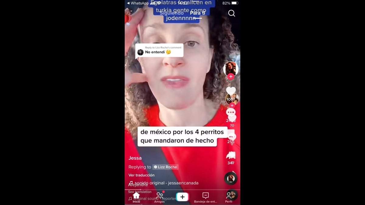 "Alejandra". Clip viral