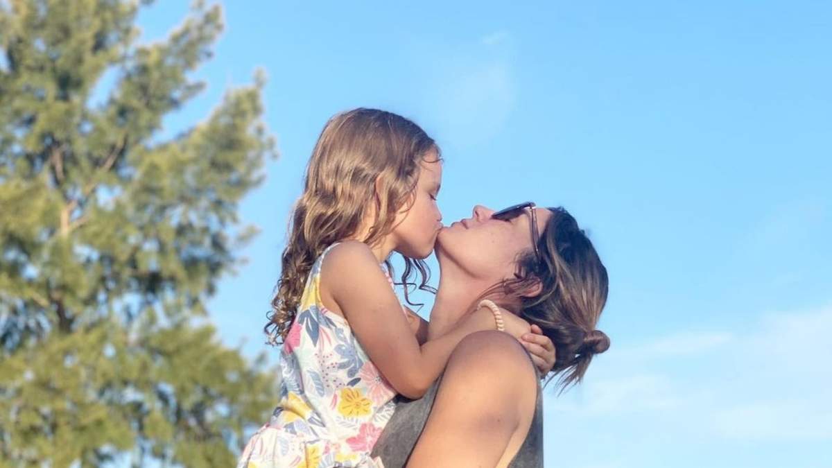 Paula Chaves y Olivia. Fuente: (Instagram)