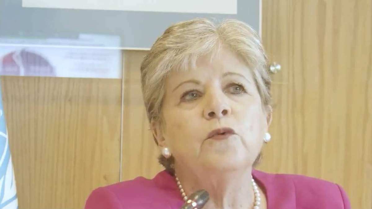 La canciller Alicia Bárcena Ibarra