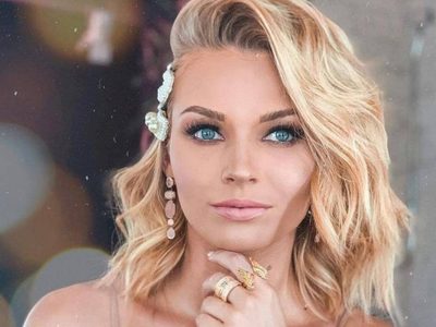 Irina Baeva enfrenta "el oso" de su vida durante una visita al programa "Hoy"